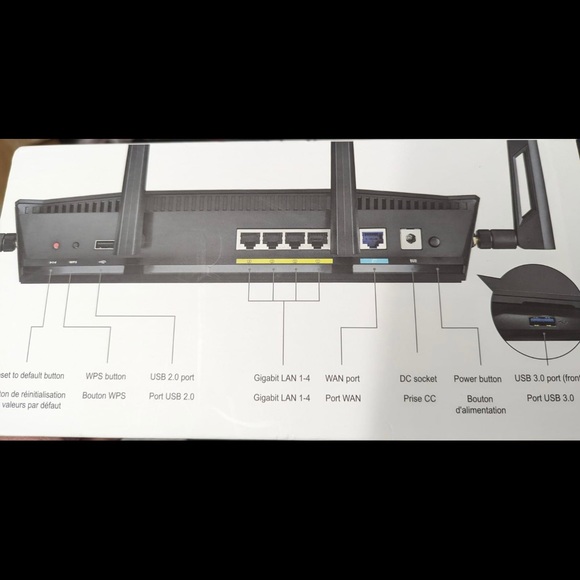 Asus AC 3100 Wi-Fi Router - Picture 5 of 5